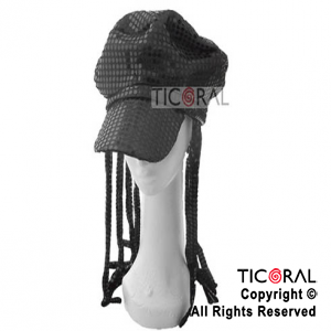 SOMBRERO NEGRO BOINA CON TIRAS HS3090-3 x 1